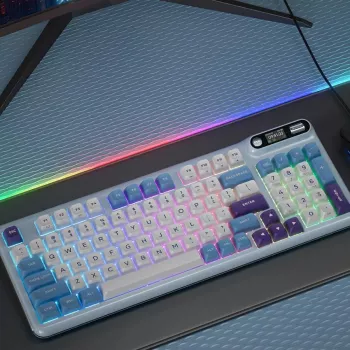 Wireless RGB Hot-Swap Keyboard with TFT & Gasket Mount