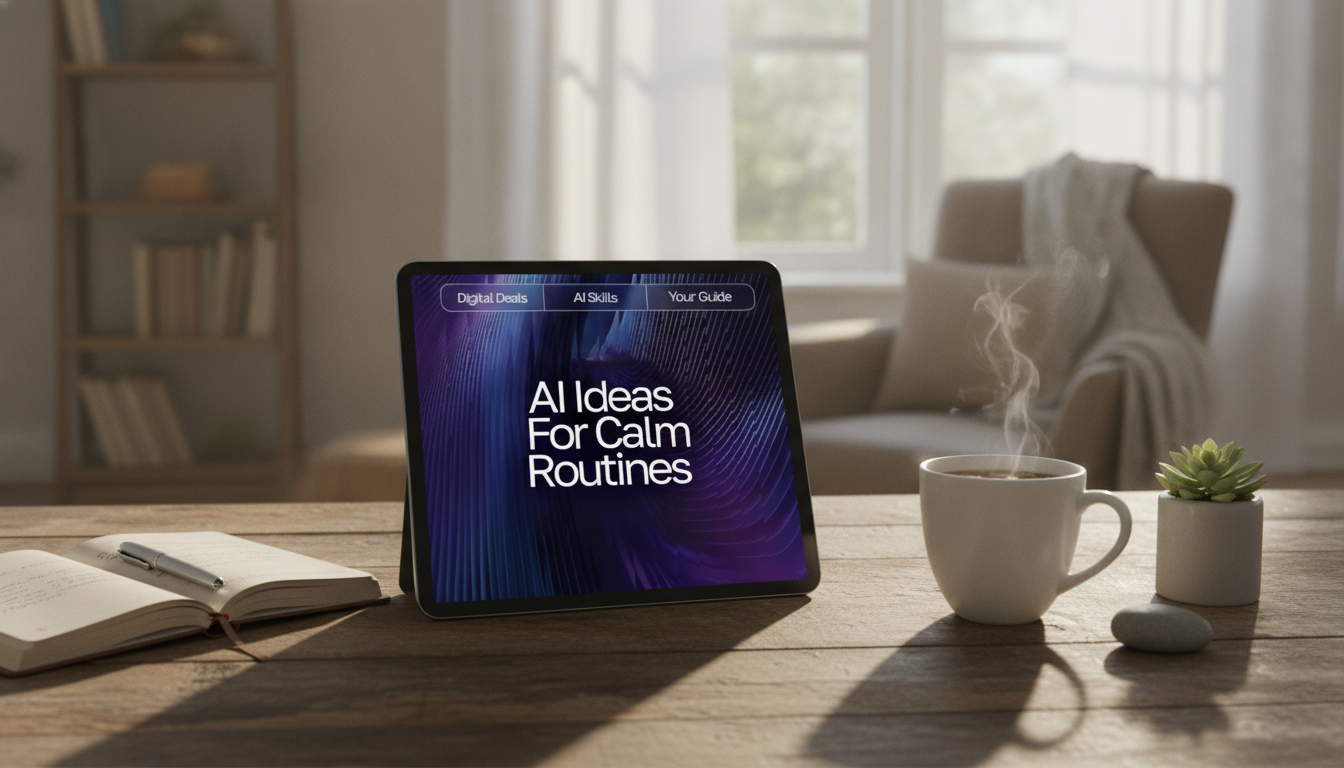 Calm Routines Made Easy: AI-Style Mindful Habits