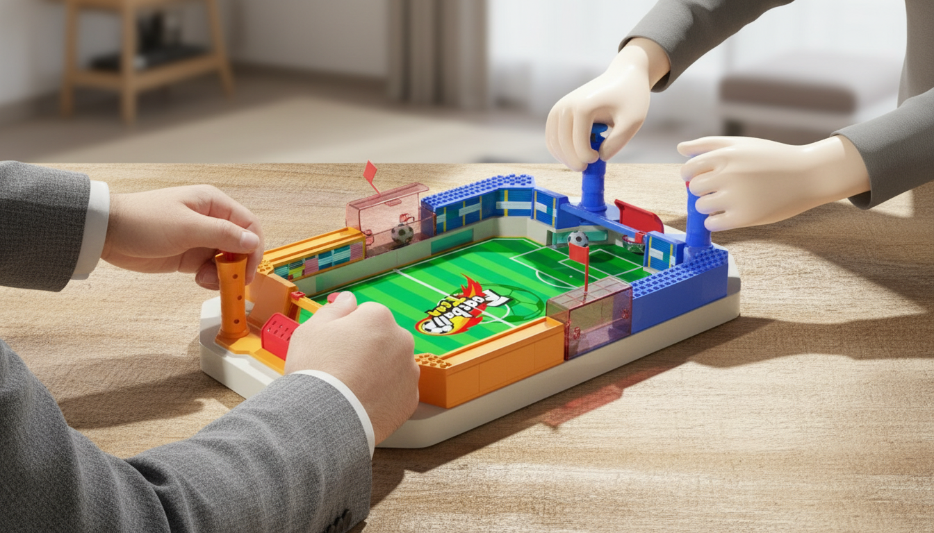 Interactive Table Soccer Game for Kids: Quick Play & Skills