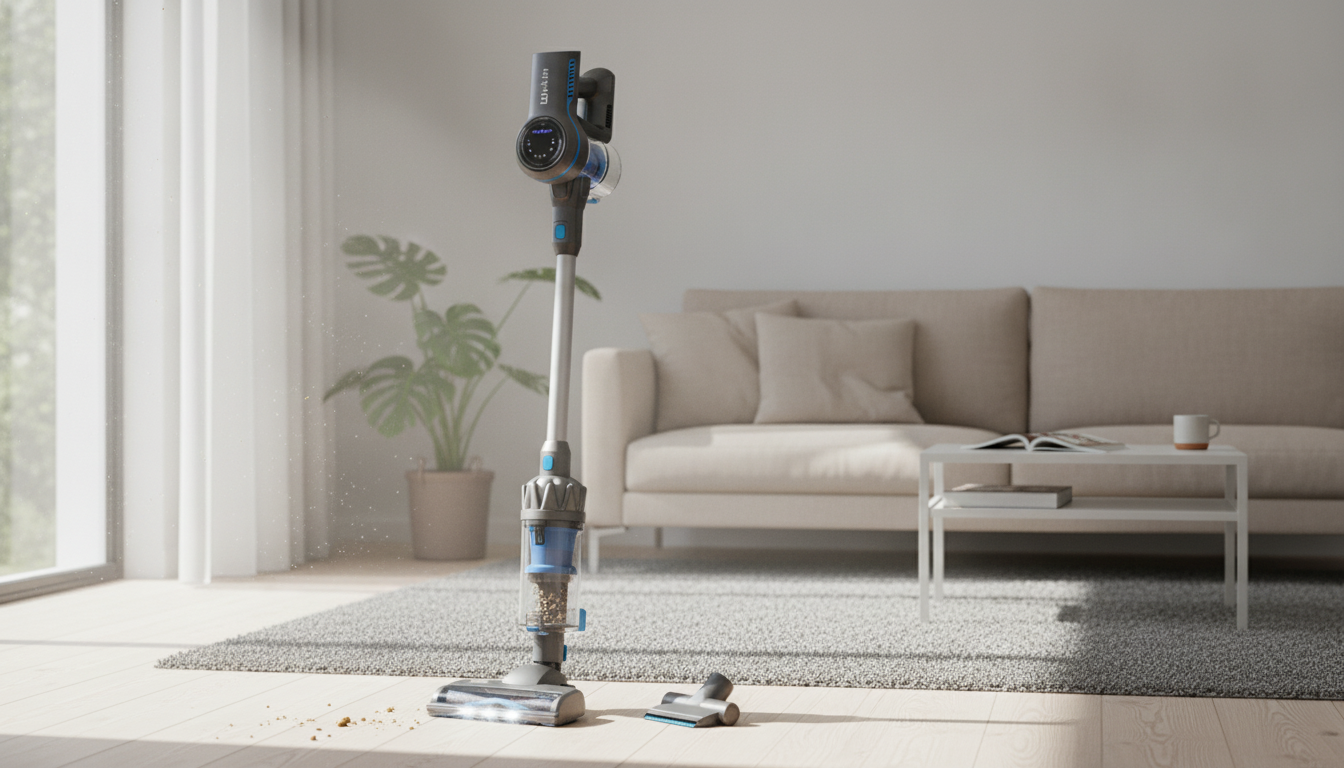 25KPa Cordless Stick Vacuum: 45-Min Max, 6-in-1