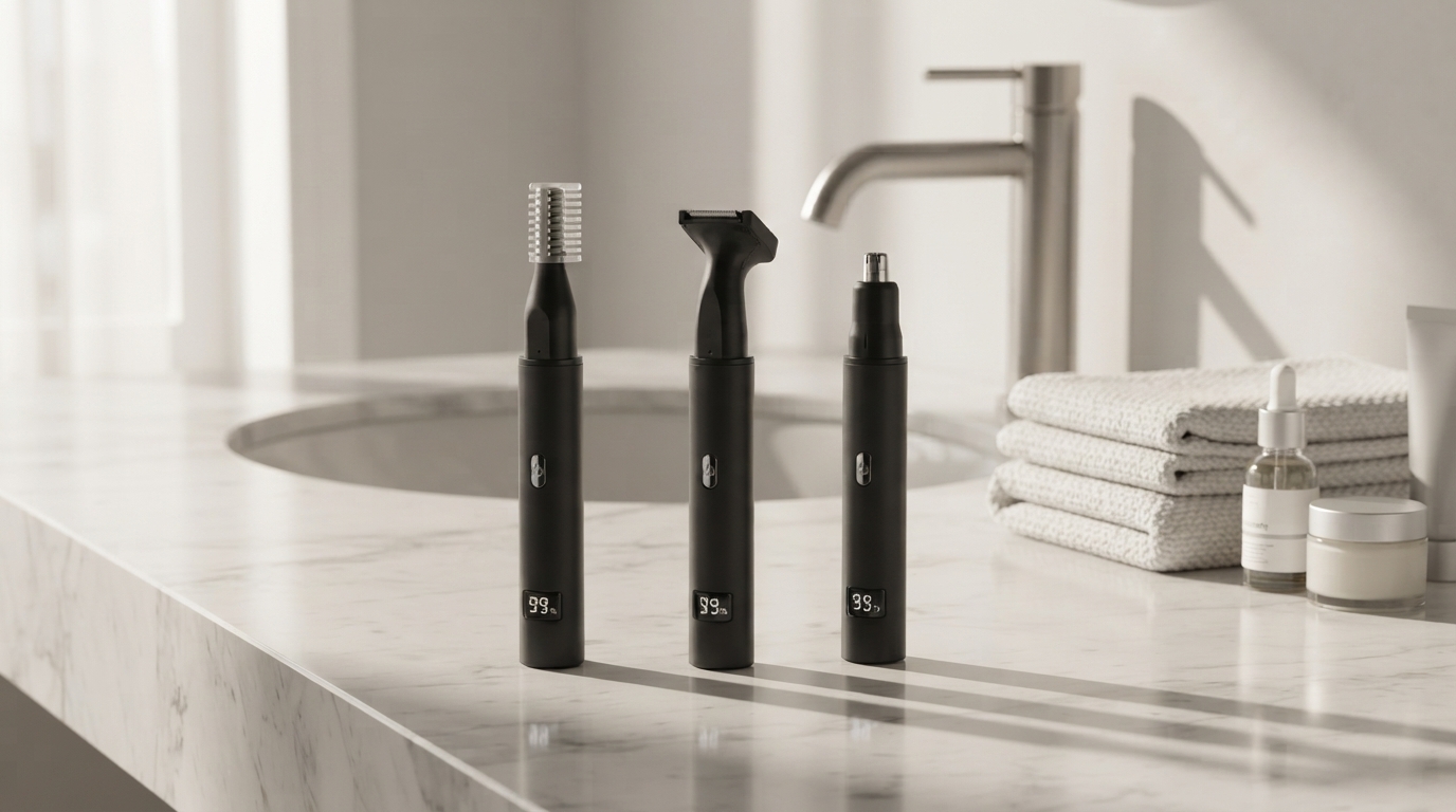 3-in-1 Nose, Ear & Facial Trimmer: Easy Detail Grooming