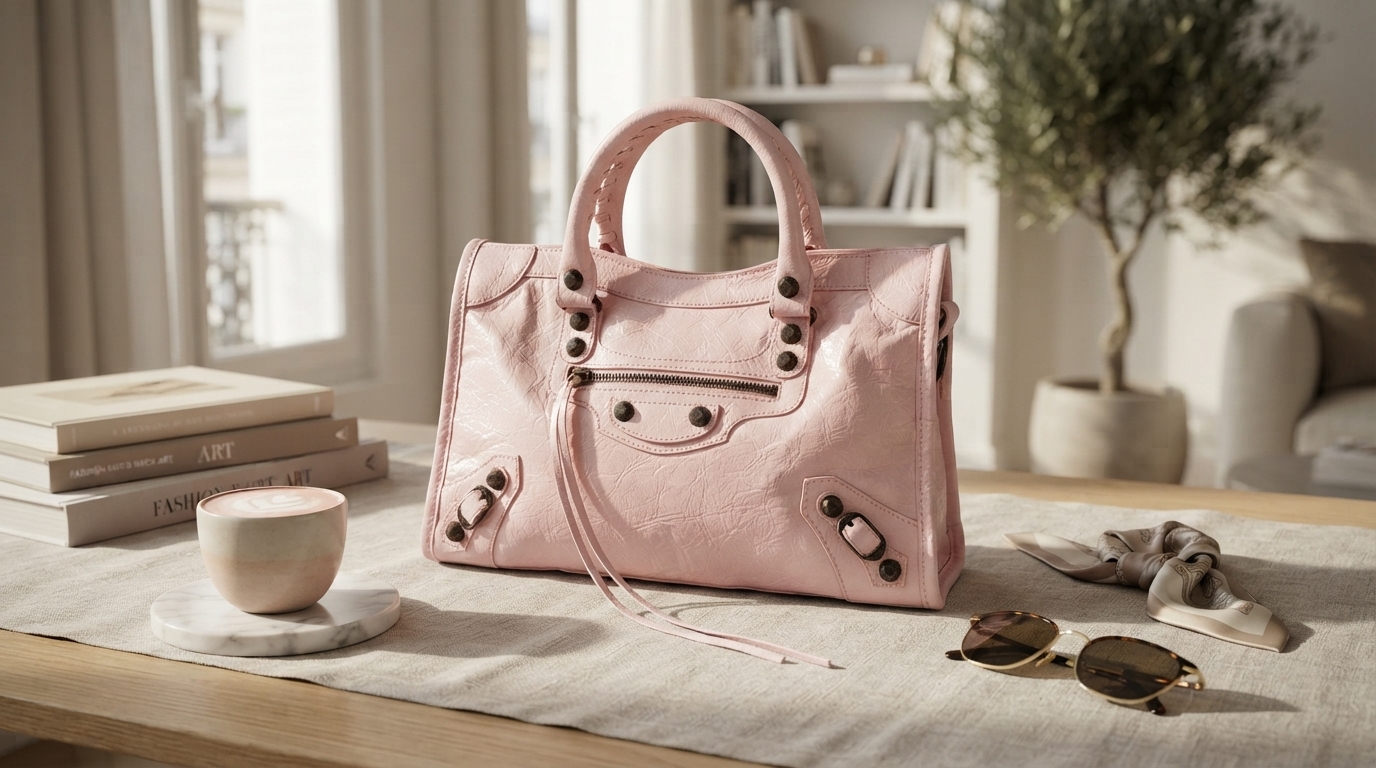 Balenciaga Le City Small: Lambskin Slouch, Daily Chic