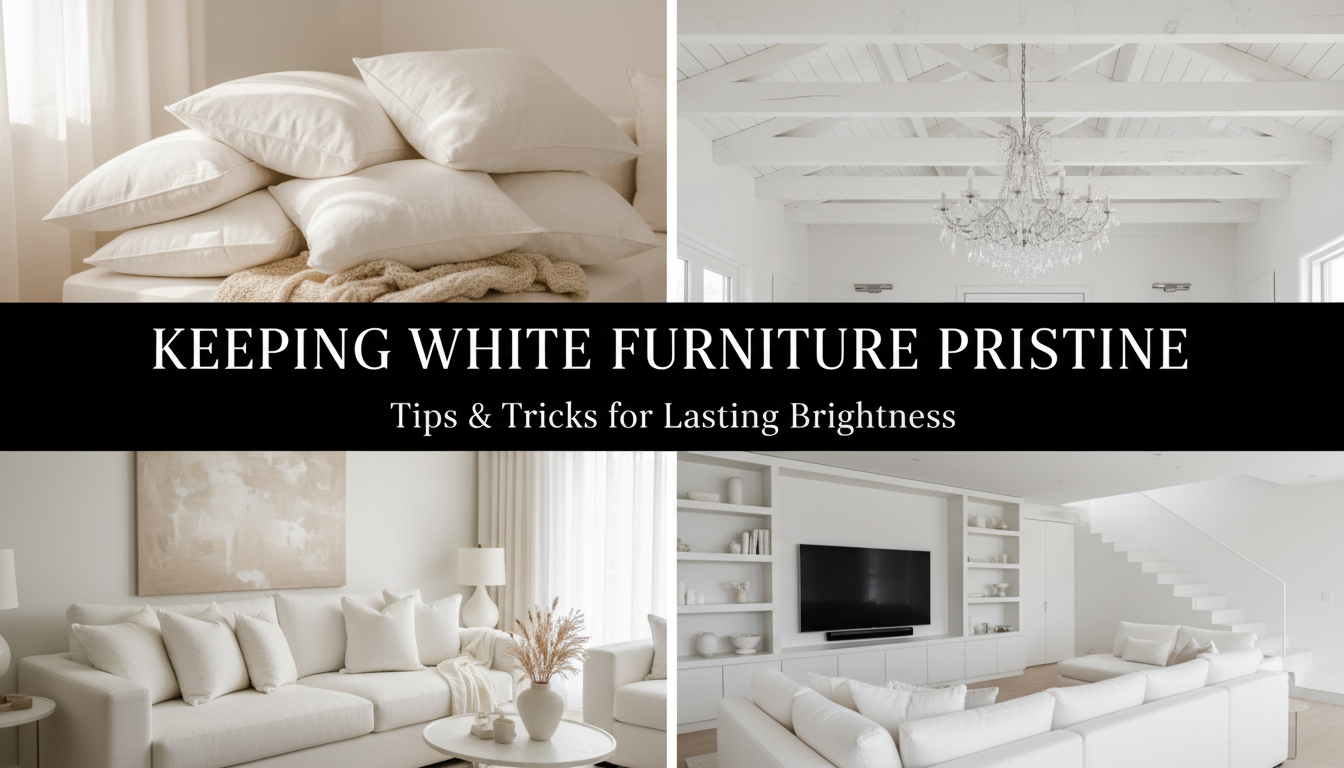 How to Keep White Furniture Clean: Care & Stain Fixes