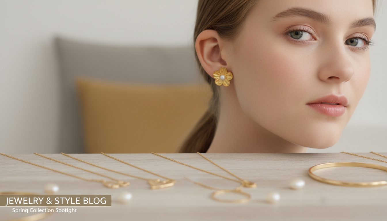 Pearl Inlay Flower Clip-On Earrings: Soft Romantic Style