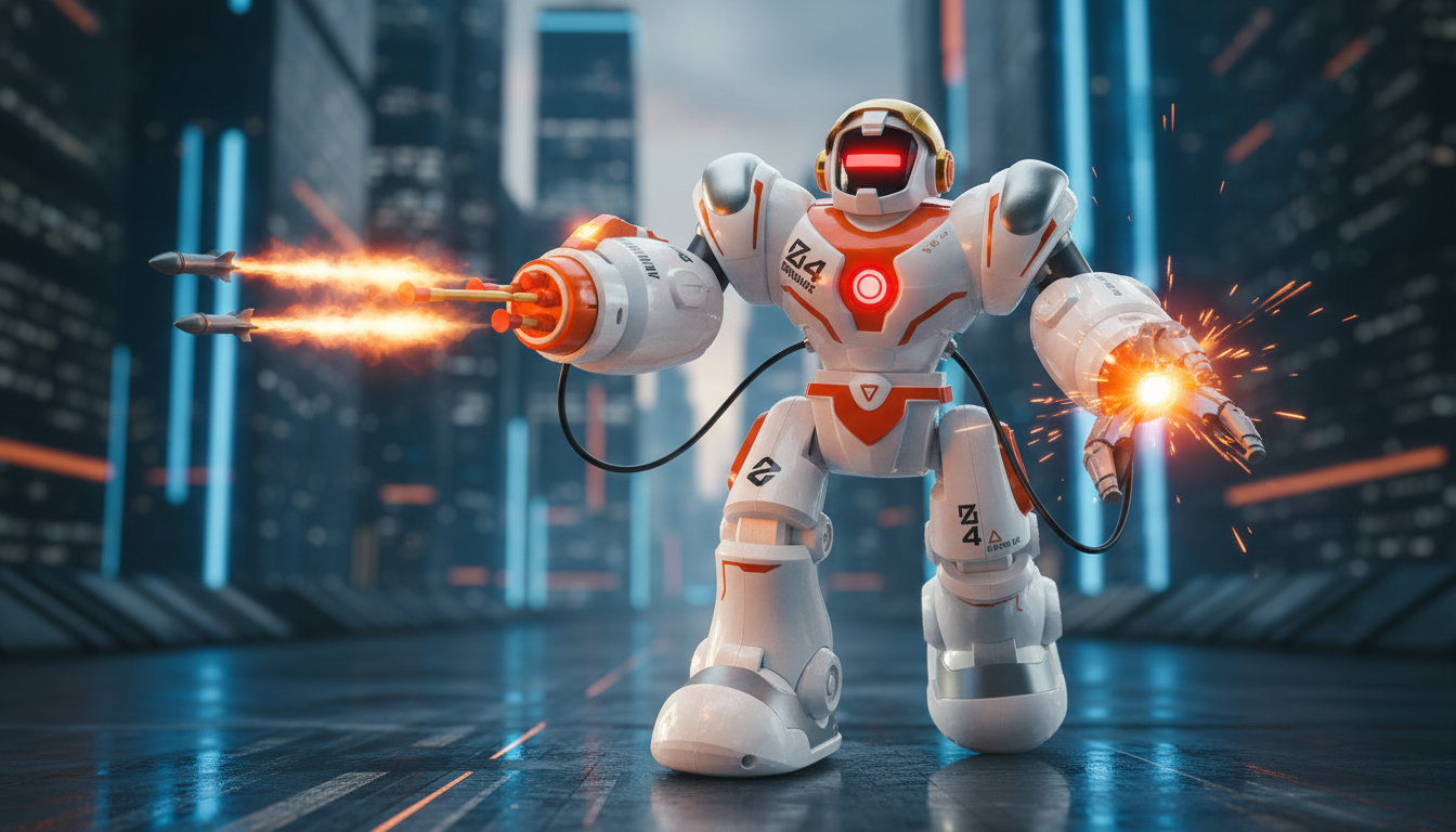 RC Robot Toy for Kids: Battle, Dance & Program Play
