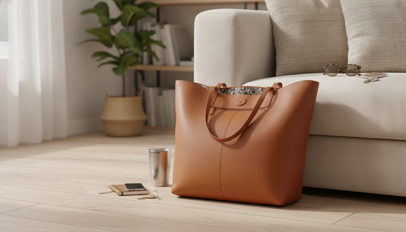 Large Cowhide Tote for Women: Roomy & Organized