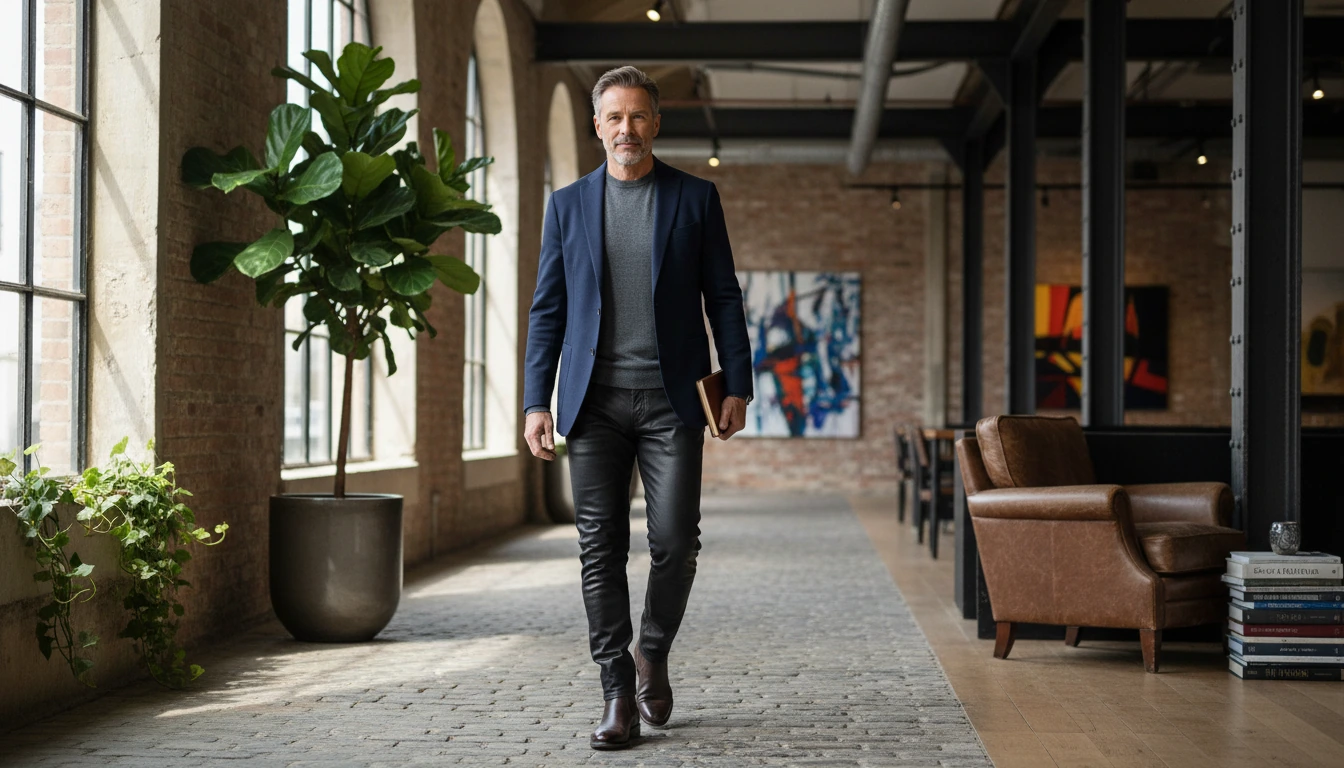 Leather Pants at 50: How to Wear Them Well
