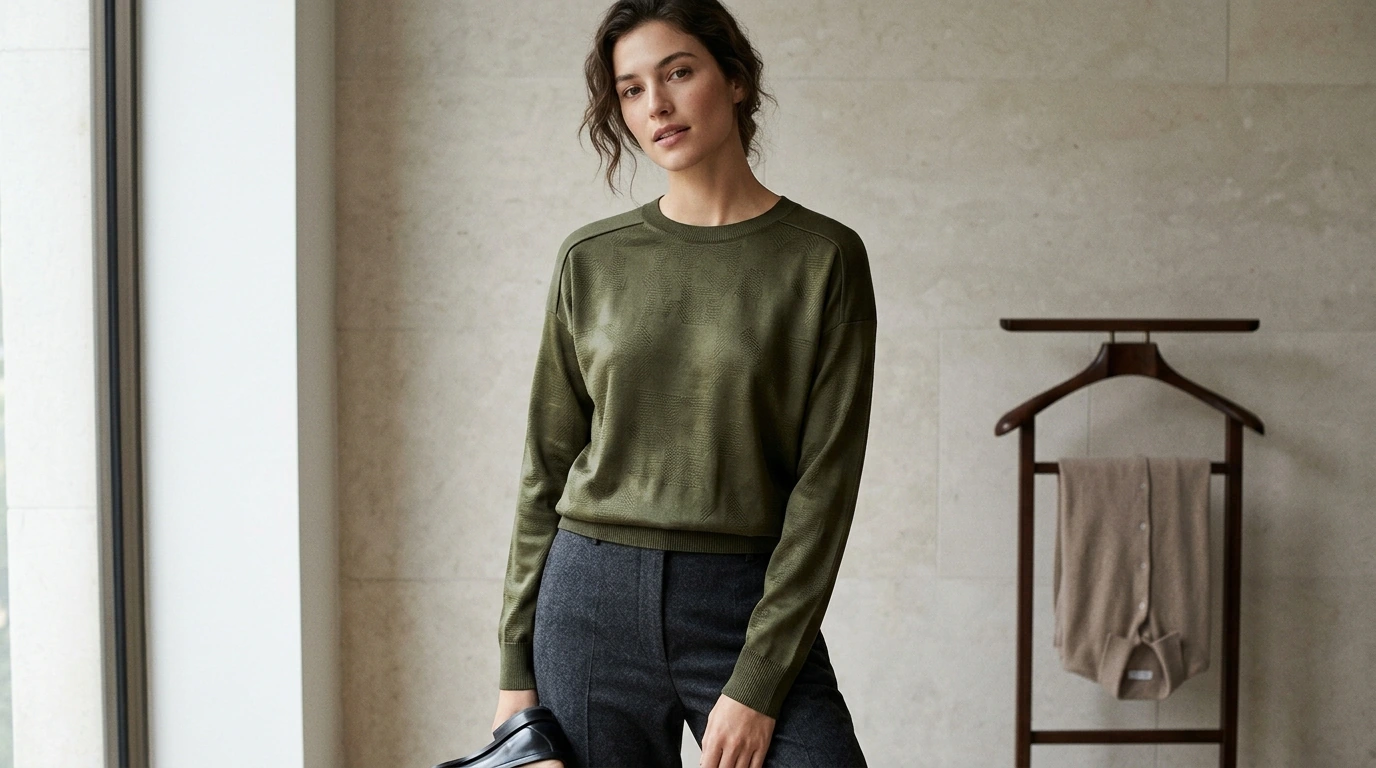 Fendi FF Silk Jacquard Sweater: Fit, Styling & Care