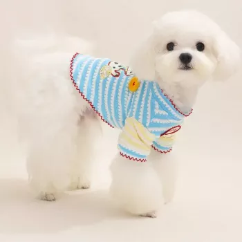 Waffle Knit Winter Pet Shirt: Striped Warmth & Fit Guide