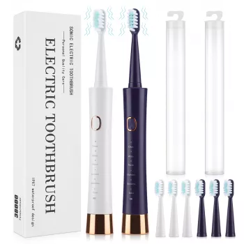 6-Mode Sonic Electric Toothbrush: USB & Travel Case Guide